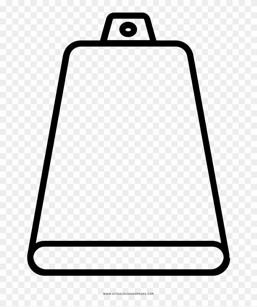 Cowbell Coloring Page - Cencerro Para Colorear #897365