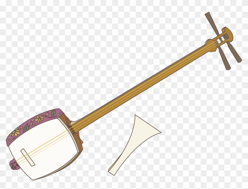 Instrument Clipart Shamisen - Shamisen Clipart #897413