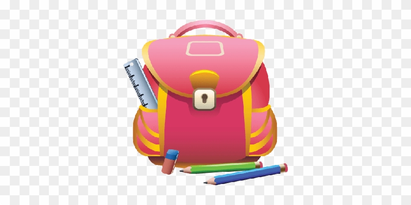 Clipart School Backpack Bag PNG Image
