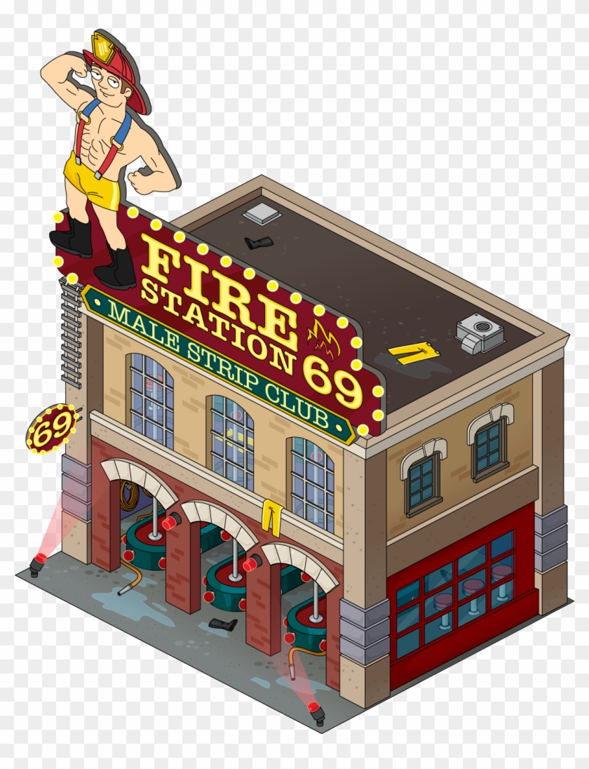 Fire Station 69 Male Strip Club - Lego Family Guy House - Free Transparent  PNG Clipart Images Download