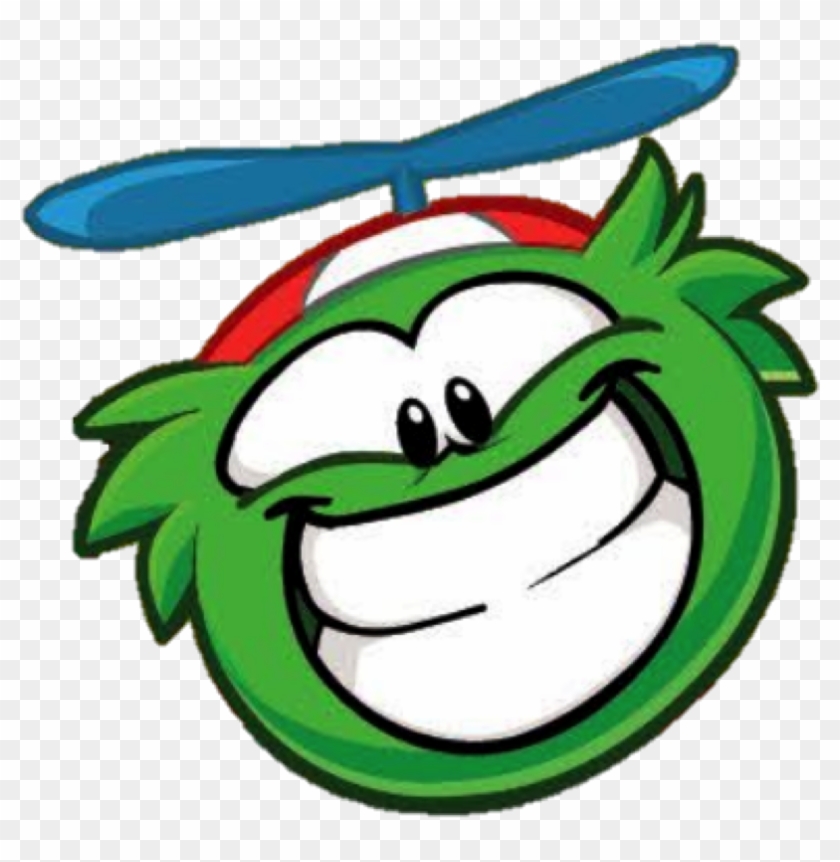 Green Funny Puffle - Cartoon - Free Transparent PNG Clipart Images Download