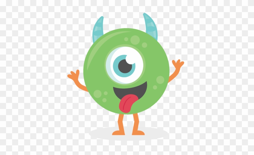 Green Monster Svg Cutting File Silly Monster Svg Cut Miss Kate Cuttables Monster Free Transparent Png Clipart Images Download