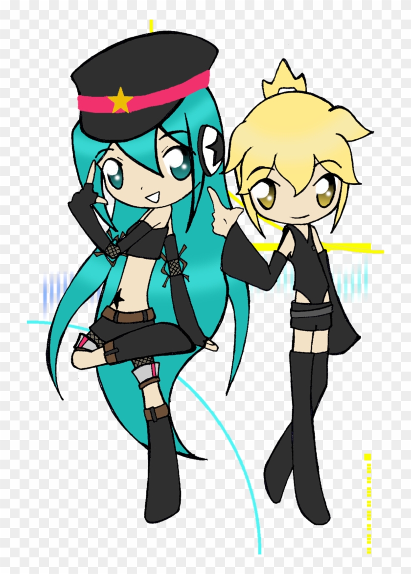 Len Punk Project Diva By Lya Yuki - Cartoon #902152