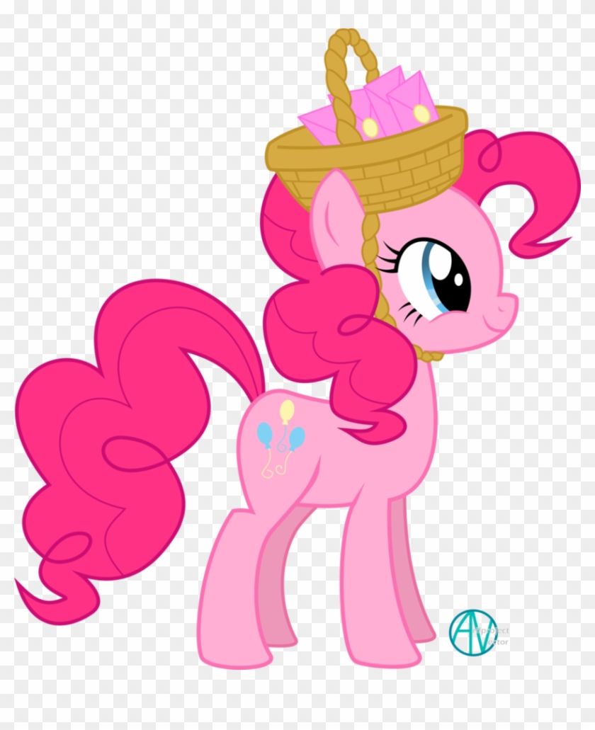 Pinkie Pie Basket Letter Hat Vector By Arifproject - My Little Pony Pinkie Pie Princess #902271