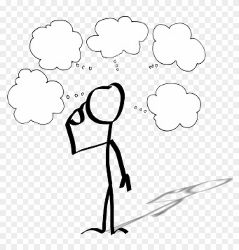 Big Image - Thought Bubble With Person - Free Transparent PNG Clipart