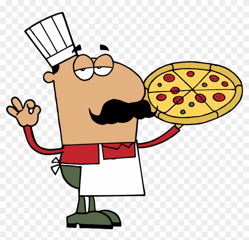 This Entry Was Posted In Funny And Tagged Borelli's, - Cartoon Man Holding Pizza #904540