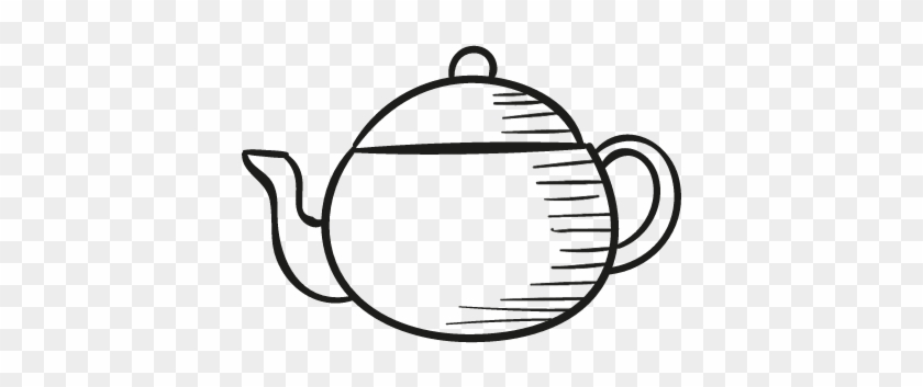 Teapot Facing Left Vector - Scalable Vector Graphics #905017