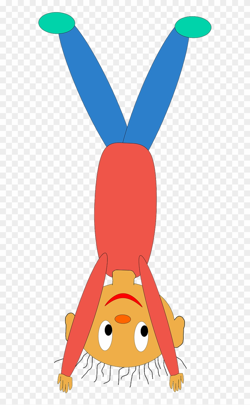 Handstand, Upside Down - Handstand Clipart #905022