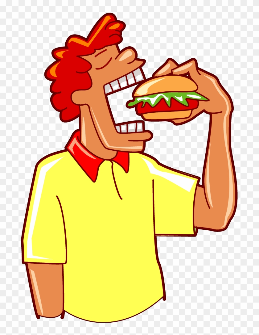 chewing food cartoon