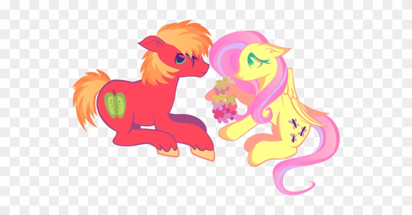 Lionsca, Big Macintosh, Earth Pony, Fluttermac, Fluttershy, - Cartoon #905749