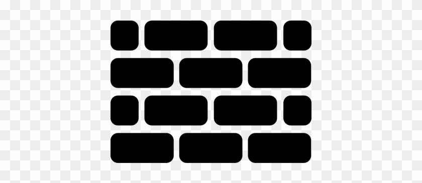 Brick Wall Vector - Firewall Svg Icon #906419