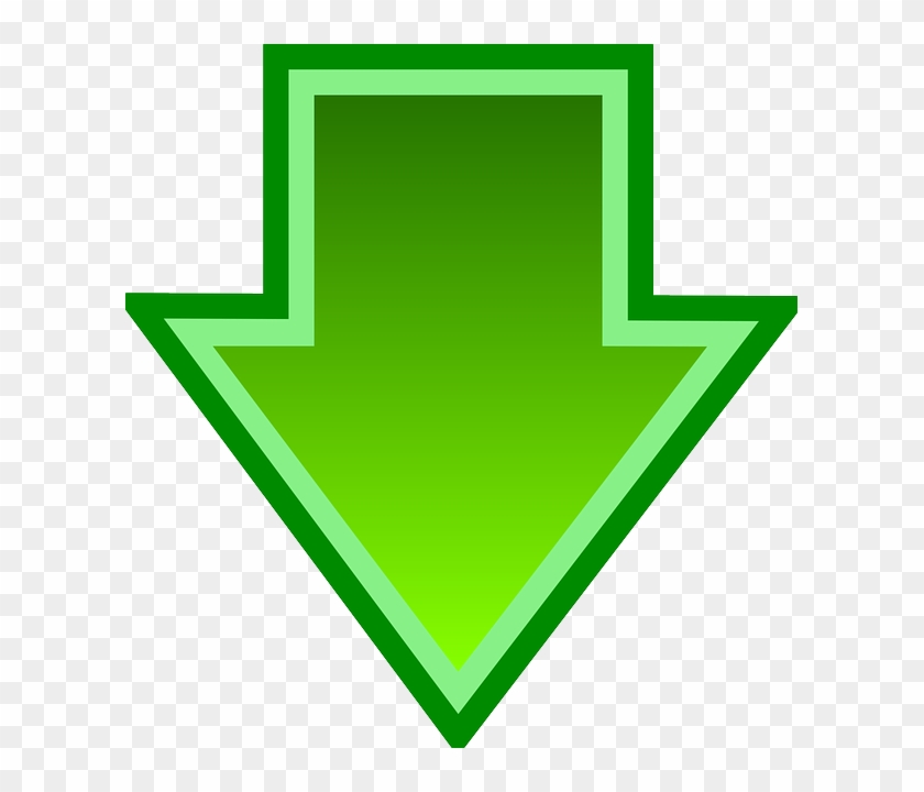 This Free Clip Arts Design Of Green Down Arrow - Green Arrow Down Png #19291