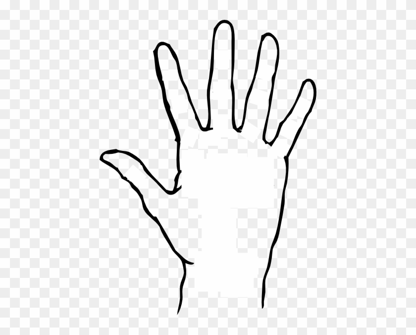 Hand Outline Free Transparent Png Clipart Images Download