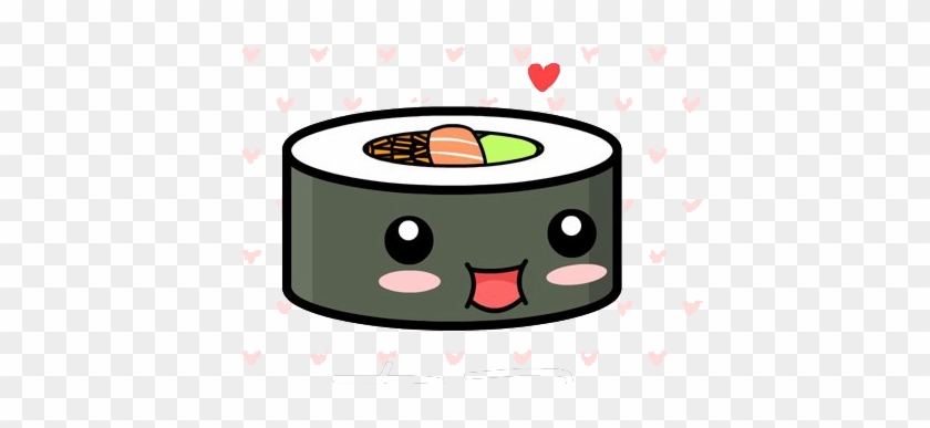 Kawaii Sushi Clipart Cute Clip Art - Cute Sushi Roll Drawing - Free