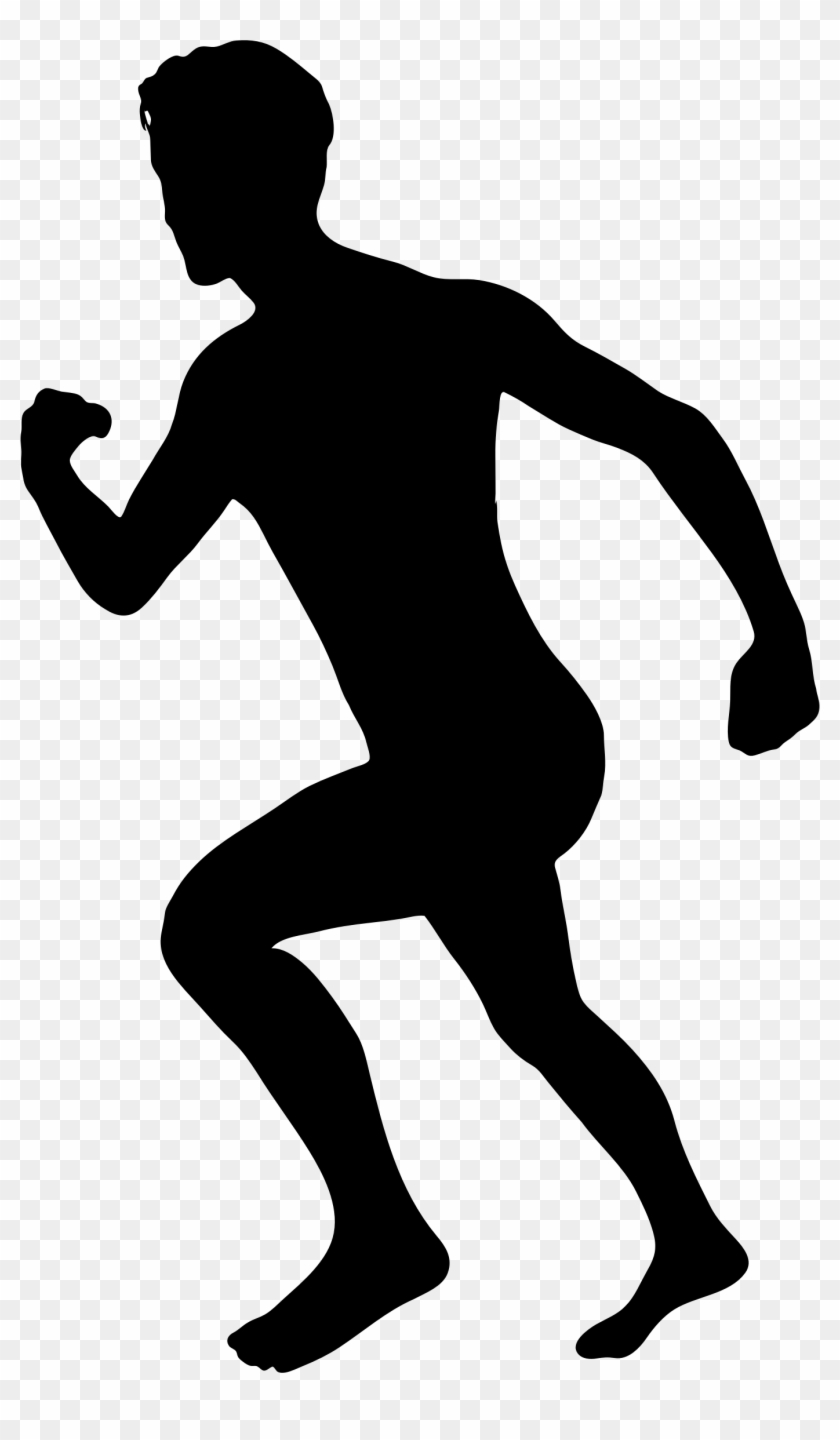 Free Clip Art Of Person Running Clipart The - Running Man Clip Art #22807