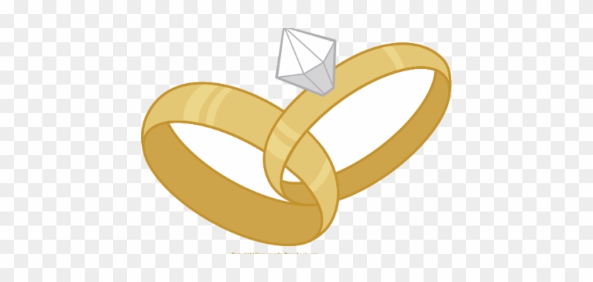 Love Birds Wedding Bands Clip Art , Wedding Ring - Wedding Rings Clipart Transparent #23468