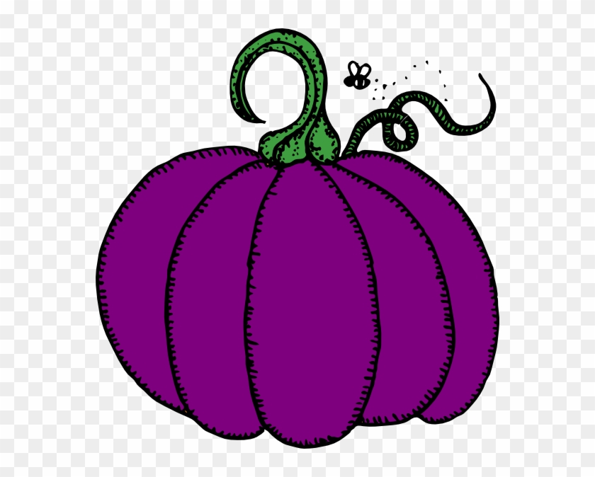 Purple Pumpkin Clip Art - Pumpkin Clip Art #24093