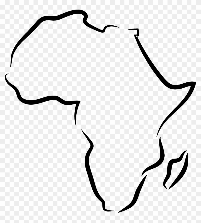 Earth Clipart Black And White Africa Africa Outline Tattoo Design Free Transparent Png Clipart Images Download