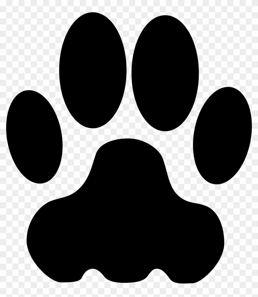 Best Of Cub Paw Print Clip Art Medium Size - Dog Paw Clipart - Free ...