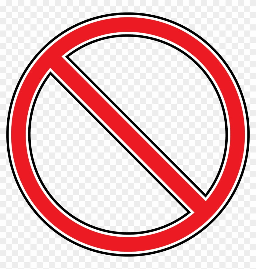 No Symbol Clip Art Clipart Best - Red Circle With Line #25356
