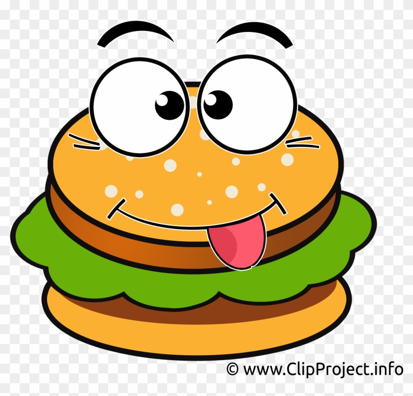 Burger Clip Art - Hamburger Cartoon Clipart - Full Size PNG Clipart ...