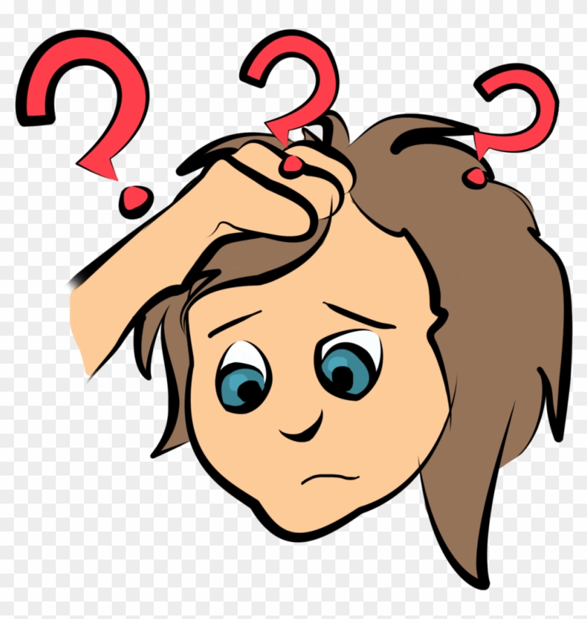 boy confused clipart animated