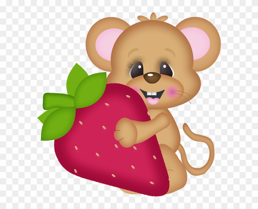 Фото, Автор ✿lili@ ✿ На Яндекс - Cartoon Mouse Strawberries #168447