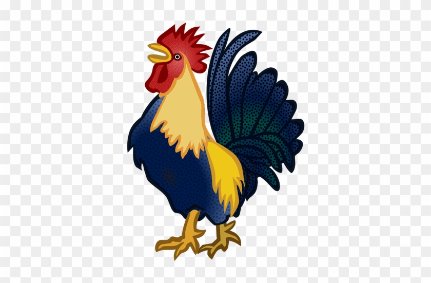 Colorful Cock - Cock Clip Art #906738