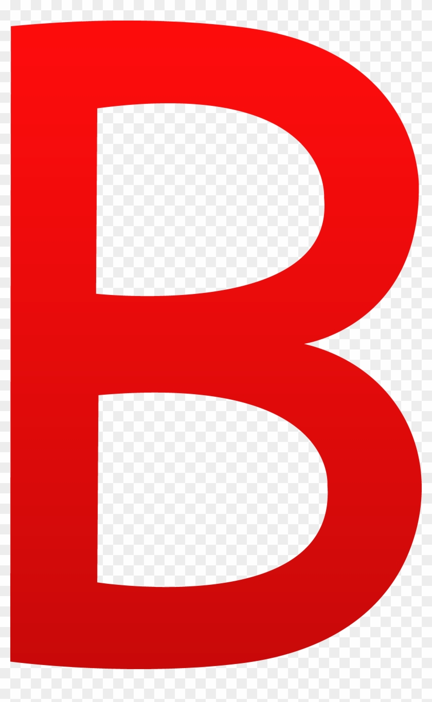 Cyrillic Letter B - Letter B In Red #907008