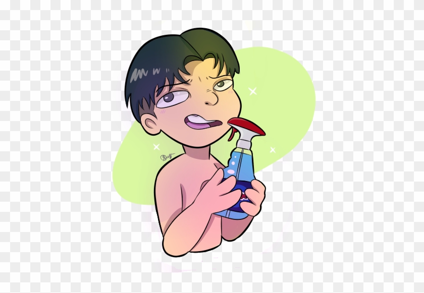 Levi X Windex By Suzannethebear - Cartoon #909020