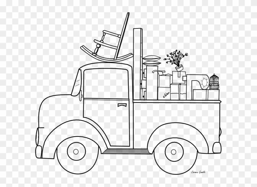 Printable Little Blue Truck Coloring Pages