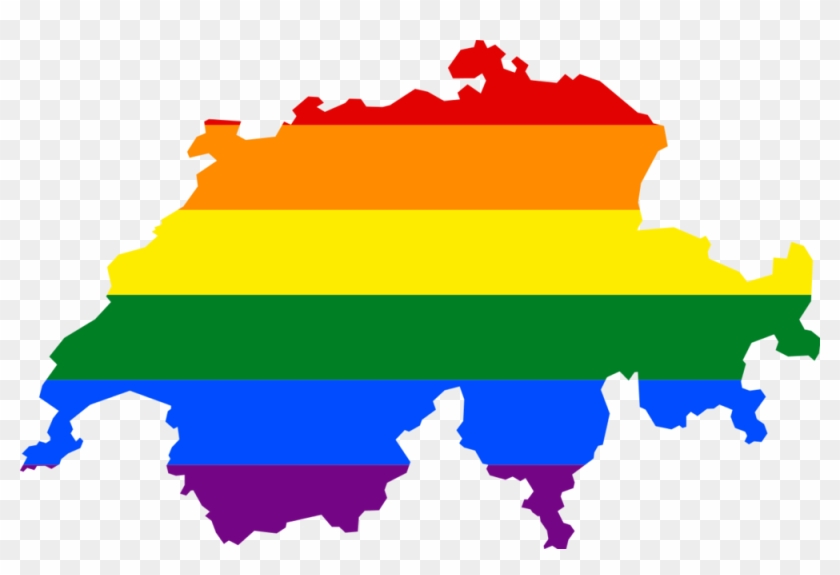 Lgbt Flag Map Of Switzerland - Lgbt Flag Map Of Switzerland #911018