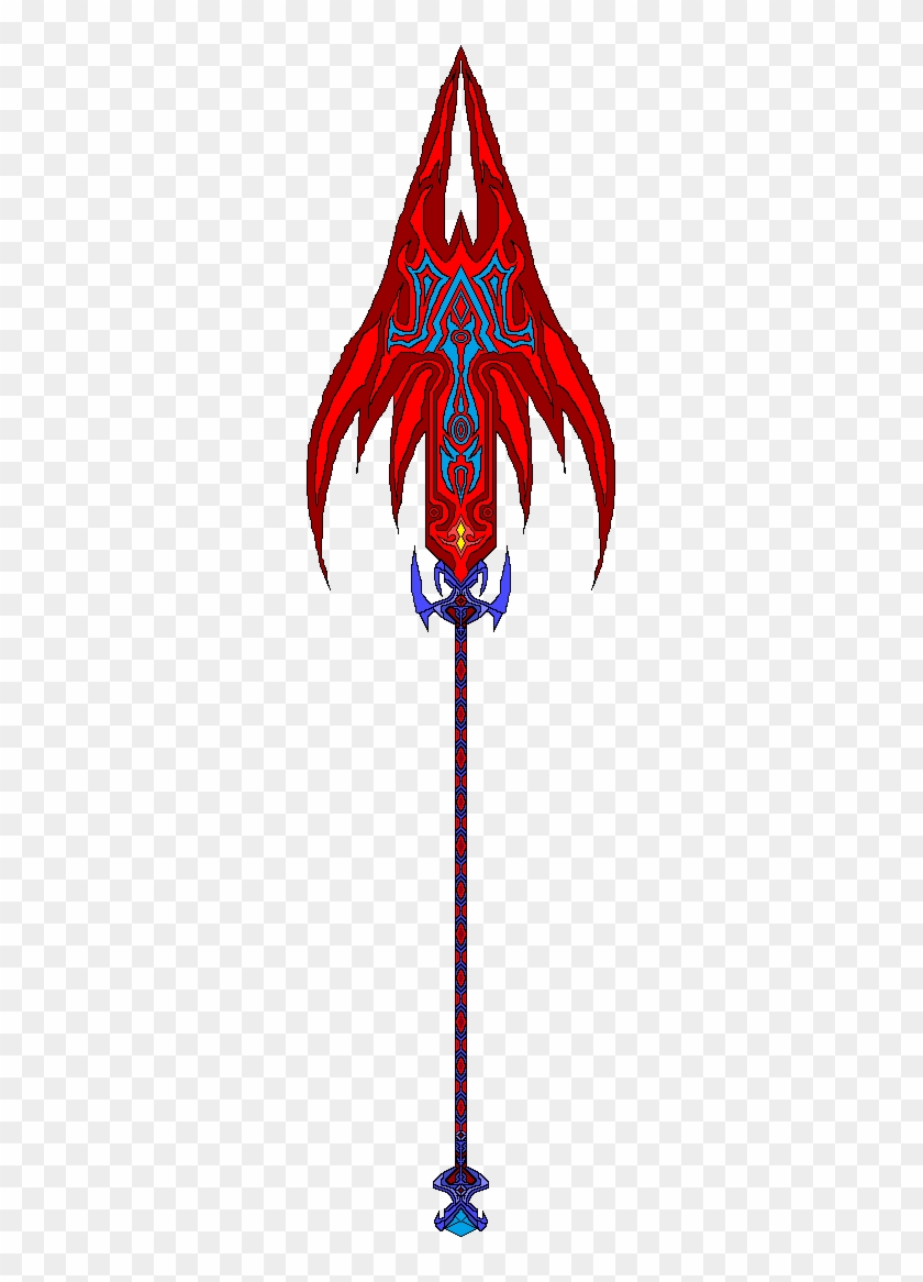 Crimson Sword [spear] [upgraded] [transparent] By Bladeson12 - Crimson Sword [spear] [upgraded] [transparent] By Bladeson12 #912183