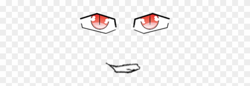 Premium Vector | Scared anime face manga style funny eyes little nose and  kawaii mouth
