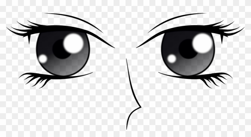 A set of eyes in manga style on white background Stock Vector Image  Art   Alamy