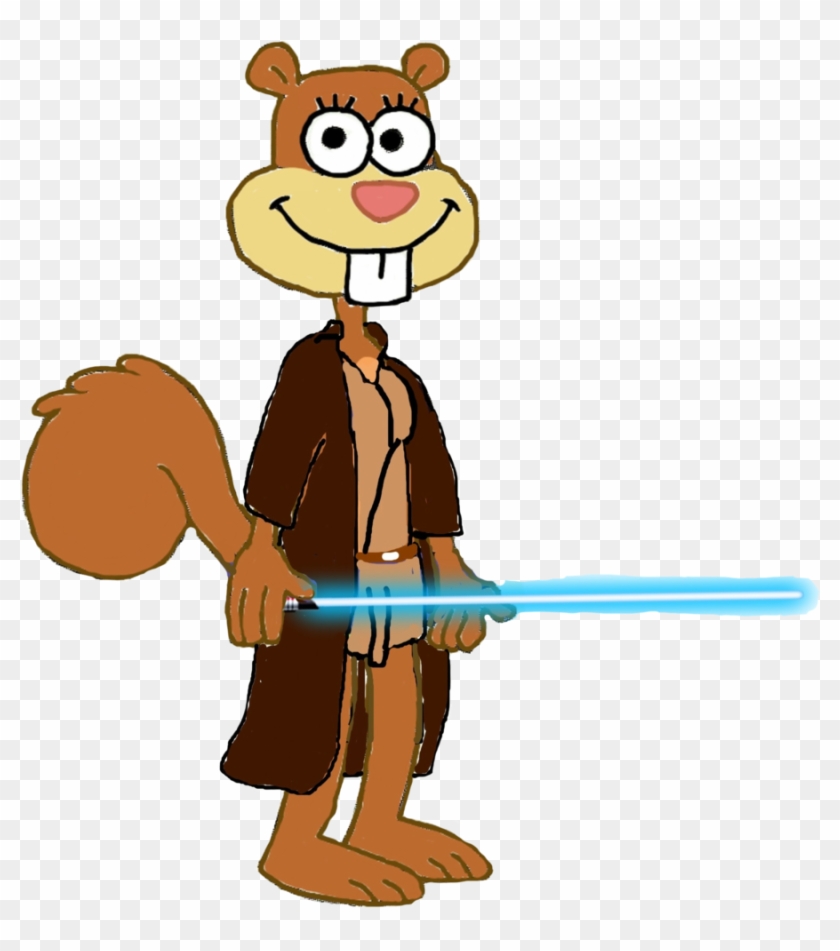 Profitable Pictures Of Sandy Cheeks Jedi Master By - Art #914726