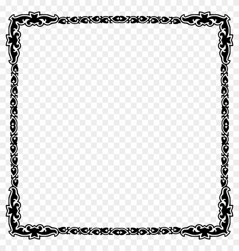 Art Deco Frame - Borders For Word Documents - Full Size PNG Clipart ...