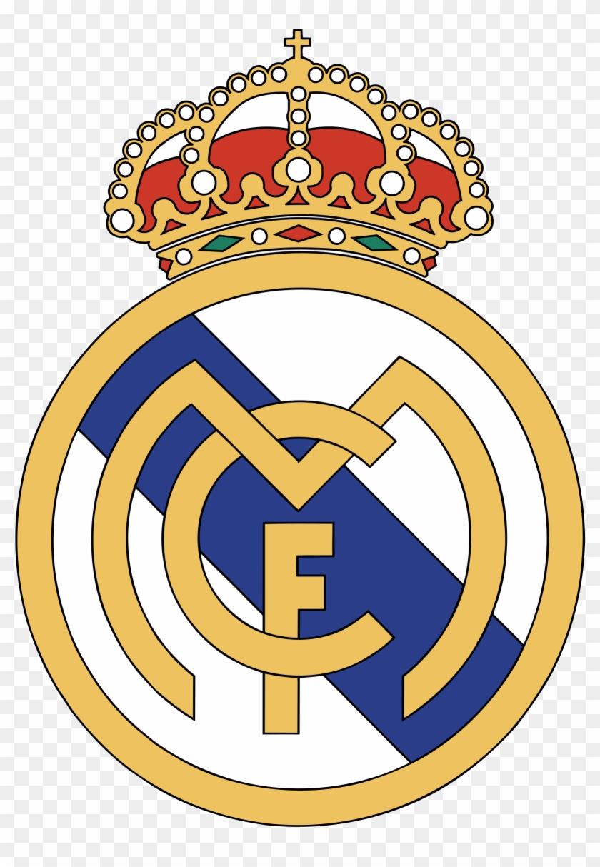 Real Madrid C F Logo Black And White Real Madrid Logo Png Free Transparent Png Clipart Images Download