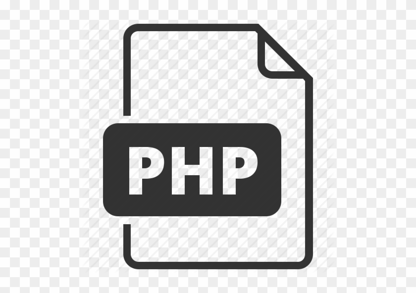 White Logo Php Icon - Sign #917134