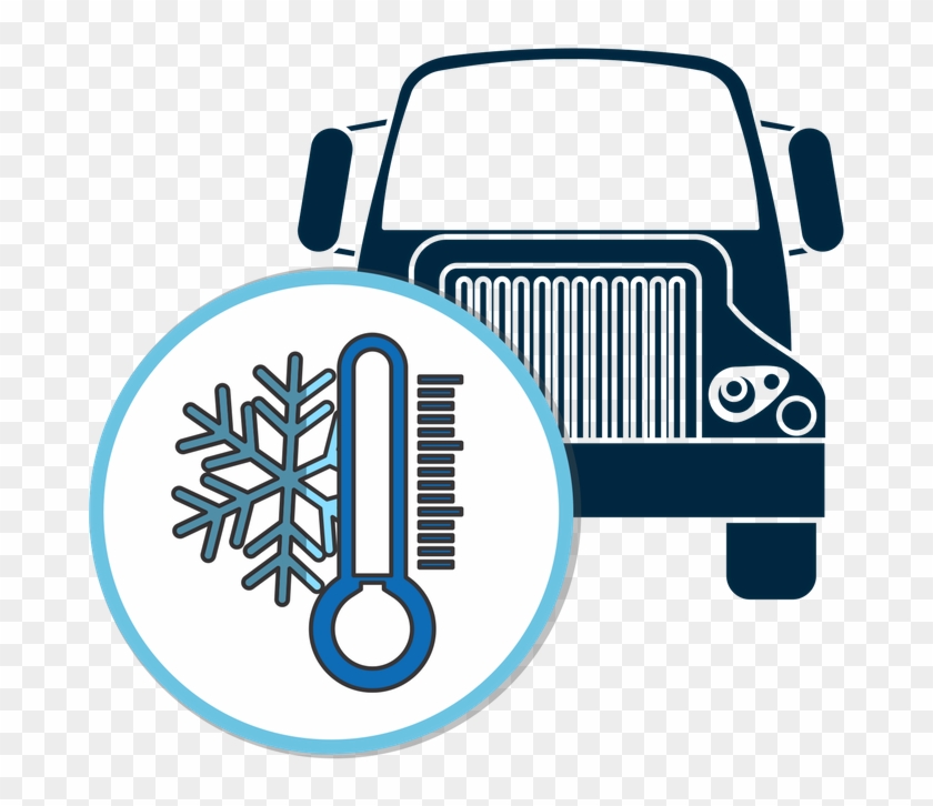 Transport Truck And Cold Weather Icons - Truck #917196