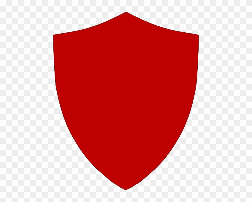 Red Shield 4 Clip Art At Clker - Red Shield Logo #917407