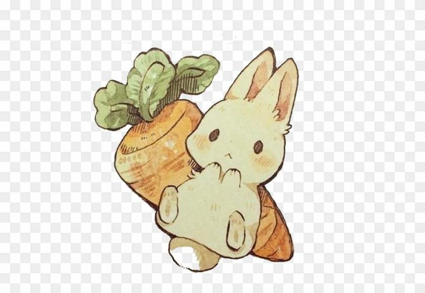Flower Bunny Render By Lraskie Anime Chibi, Anime Kawaii, - Anime Flower  Render Transparent PNG - 500x395 - Free Download on NicePNG