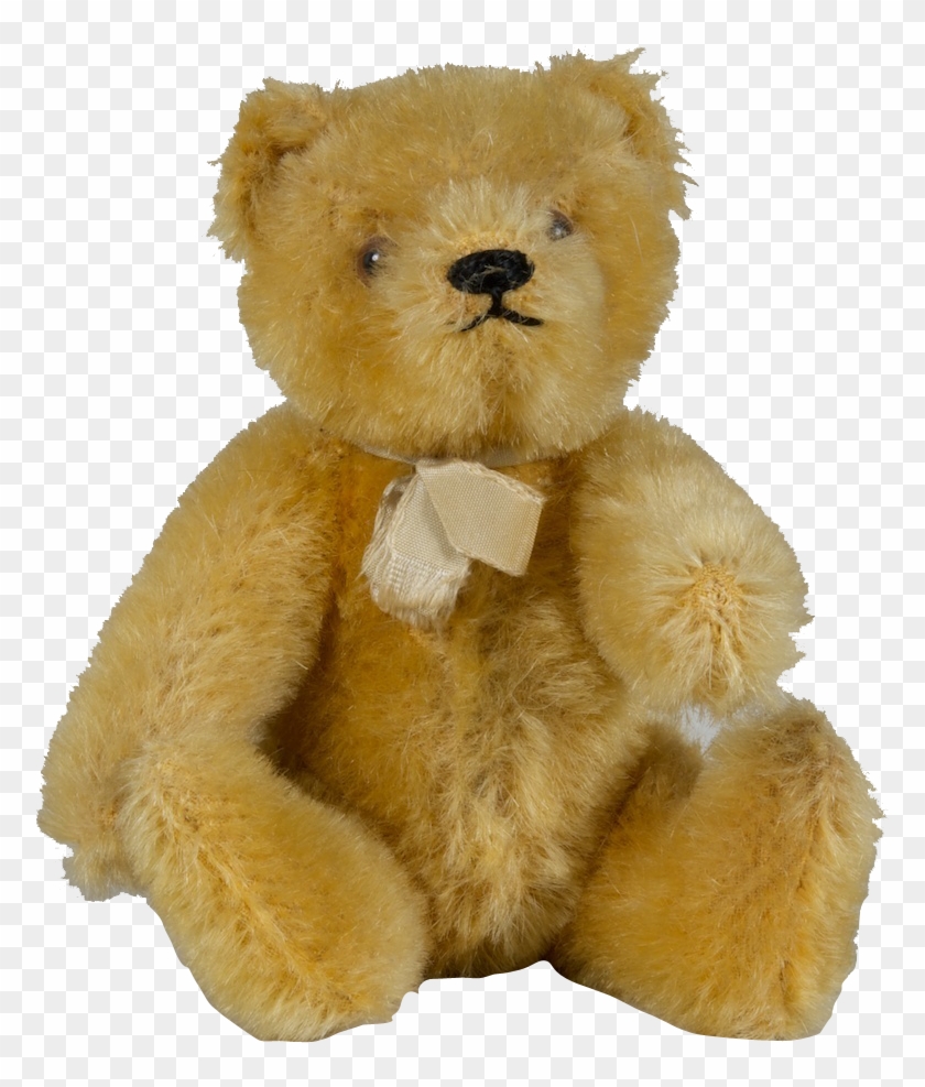 Early Golden Mohair Small Steiff Teddy Bear - Teddy Bear Transparent Background #919243