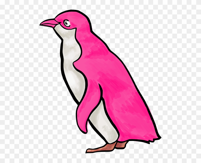 Pink Penguin Clip Art - Cartoon Penguin #919351