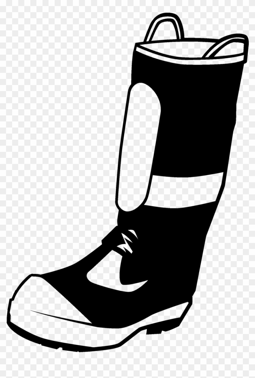 Shoe Clipart Firefighter - Shoe Clipart Firefighter #919406