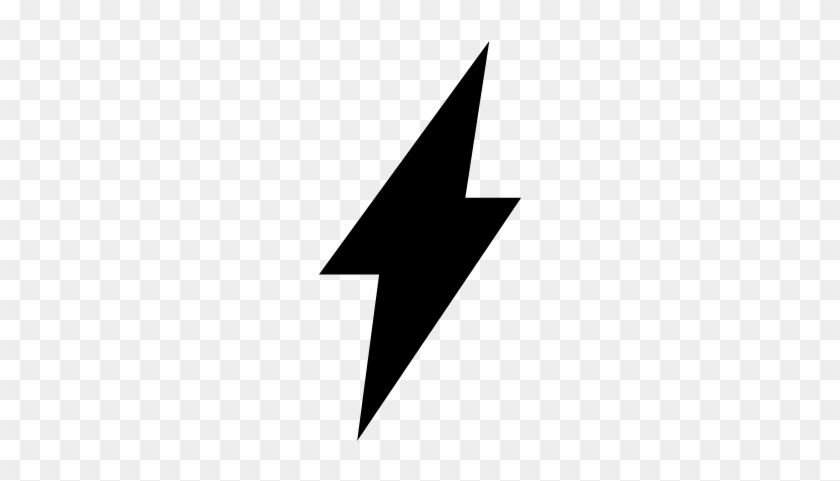 Lightning Bolt Symbol Of Flash Vector - Bolt Symbol - Free Transparent PNG  Clipart Images Download
