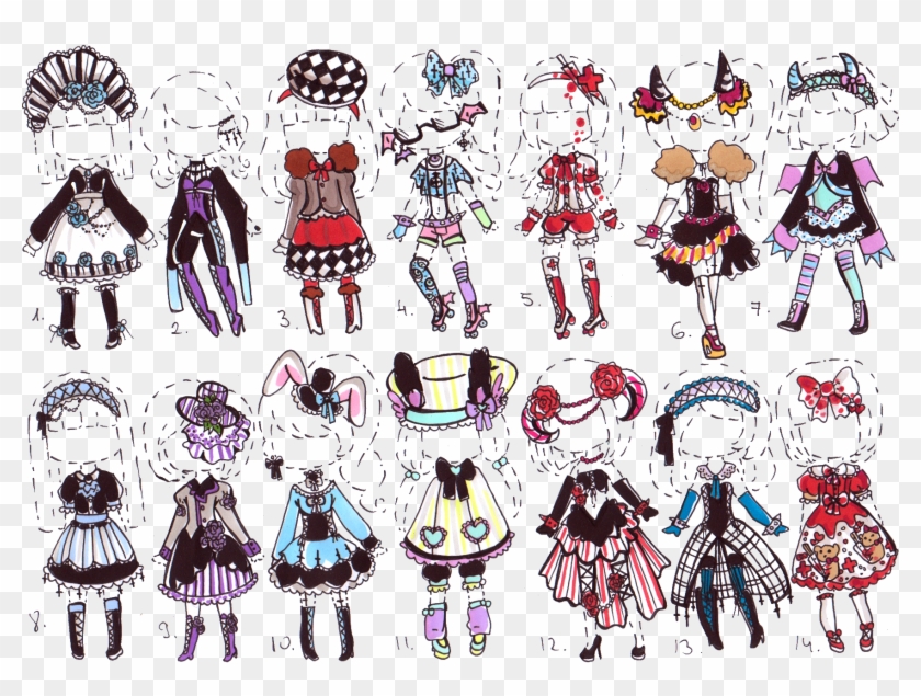 cute anime outfits