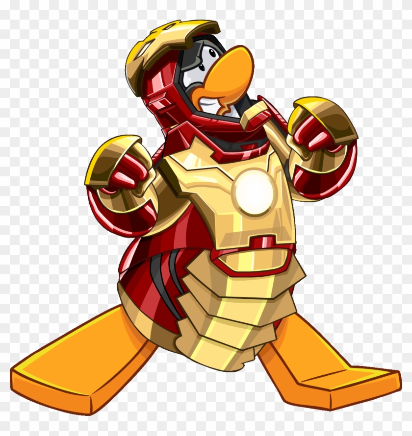 Ironman 2013 - Club Penguin Super Heroes Png #920897