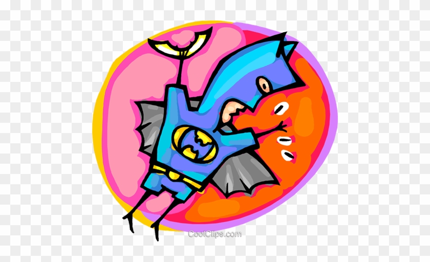 Halloween Batman Costume Royalty Free Vector Clip Art - Clip Art #921612