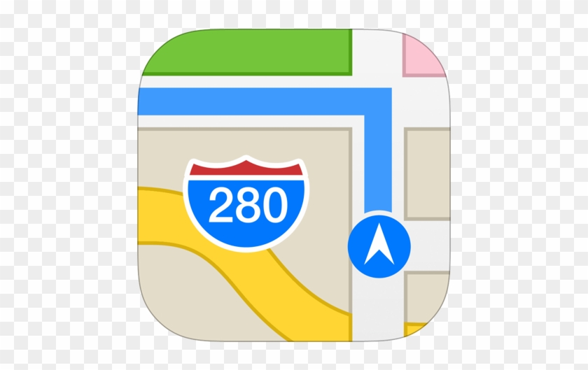 Maps Icon Ios 7 Png Image - Apple Maps Icon Transparent #923101